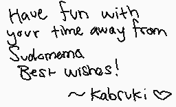 Drawn comment by Kabruki