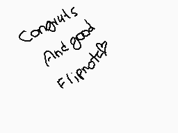 Drawn comment by Greg
"Congrats And good Flip flops!"