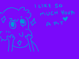 Drawn comment by Goyo
"I LIKE SO MUCH YOUR ART❤️"