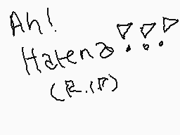 Drawn comment by ♪KeKeKat♪
"Ah! Hatena... (2^(10))"