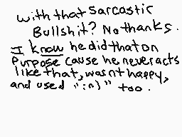 Drawn comment by Angry♥King