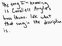 Drawn comment by DevilDante