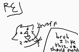 Drawn comment by FlyWolf