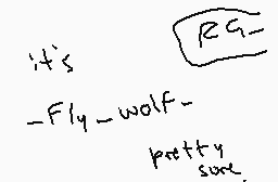 Comentario dibujado por FlyWolf