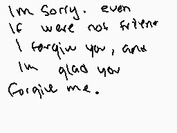 Drawn comment by Cory