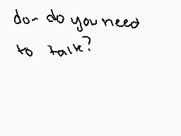 Drawn comment by Cory