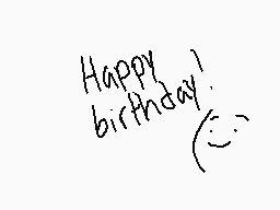 Drawn comment by Forehead
"Happy birthday!"