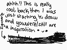 Drawn comment by derpy cat