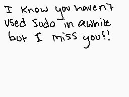 Drawn comment by 1999