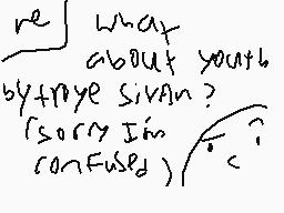 Drawn comment by PsykoNINJA
"re what about you? by trye sivan? sorry I'm confused)"