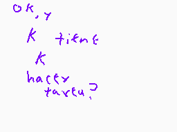 Drawn comment by ElRobaMeme
"OK, γ k + t i n e k h a c k ( x y a r e u ?"