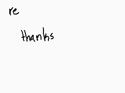 Drawn comment by Britt♪
"re thanks"
