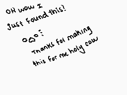 Drawn comment by ☆Tacha☆