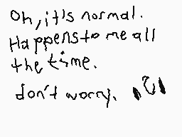 Drawn comment by Tomoko