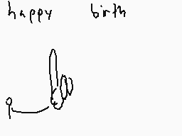 Drawn comment by dermo
"happy birth"