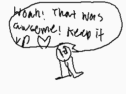 Drawn comment by James