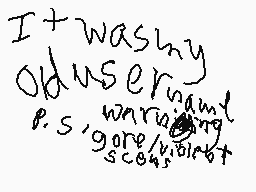 Drawn comment by The Puppet