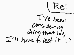 Drawn comment by Glasses