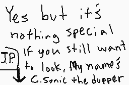 Drawn comment by ☆C.Sonic★