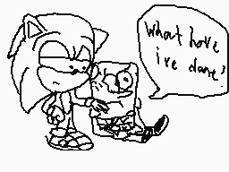 Drawn comment by Sonicfan25
"What have I've done?"