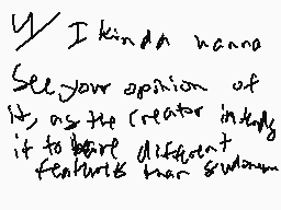 Drawn comment by Turtle