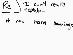 Drawn comment by D0GE