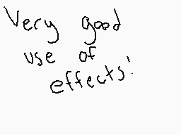 Drawn comment by Akira Haru
"Very good use of effects!"