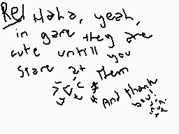 Drawn comment by Akira Haru