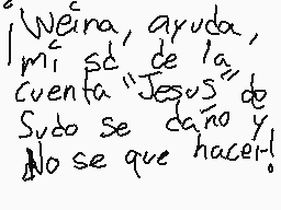 ζωγραφισμενο σχολιο του χρηστη Jesus