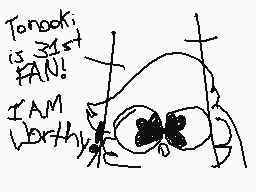 Drawn comment by ∴…SKitZ…∴
"Tonooki is 31st FAN! I AM WORTHY!"