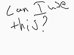 Drawn comment by alicia
"Can I use this?"