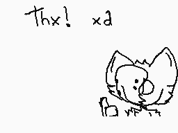 Drawn comment by ♥SwinⓎ♥～
"Thx! xD"