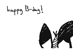 Drawn comment by SpookyPie
"happy B-day!"