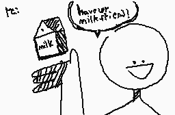 Drawn comment by milk