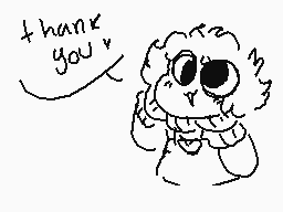 Drawn comment by DitzyDoo♥
"thank you"