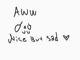 Drawn comment by Miku
"Aww :D soo Nice But sad ♡"