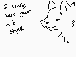 Drawn comment by Dei
"I really love your art style?"