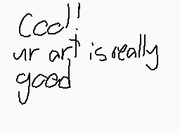 Drawn comment by box
"(cc)! ur art is really good"