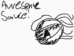 Drawn comment by box
"Awesome Sauce:"