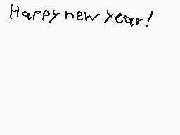 Drawn comment by NiD-NiGHTS
"Happy new year!"