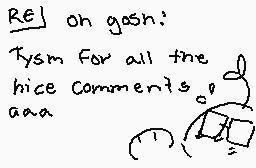 Drawn comment by Y E E N