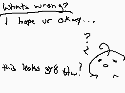 Drawn comment by Cröw