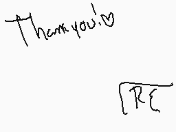 Drawn comment by yuki～♥
"Thankyou!"