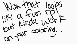 Drawn comment by Waffleton☀