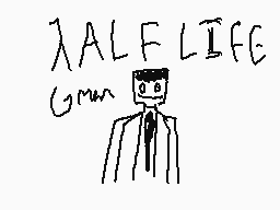 Drawn comment by Malcolm L.
"λALF LIFE Gmax"