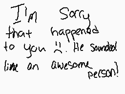 Drawn comment by wolfestrie