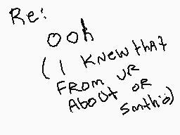 Drawn comment by yoshicat
"Re: Ooh (I knew that from ur about or something)"