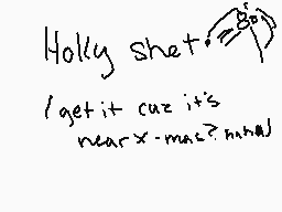 Drawn comment by StingRey♥