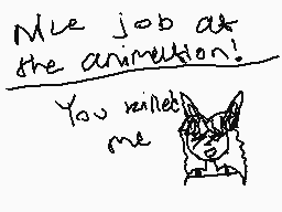 Drawn comment by ♥-*Foxy*-♥