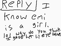 Drawn comment by Chrispin